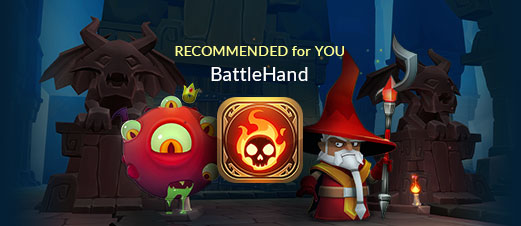 Battlehand mobile panel ad
