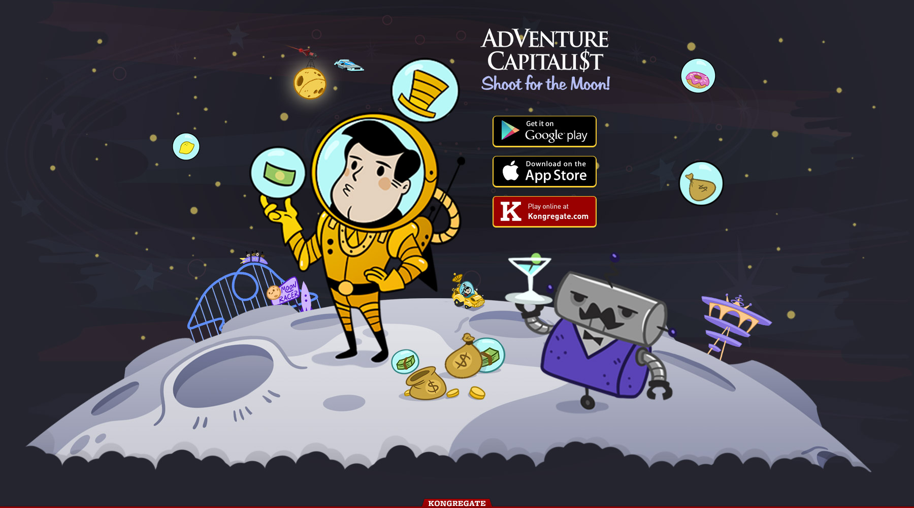 Game Landing Page: animation by Ronas IT